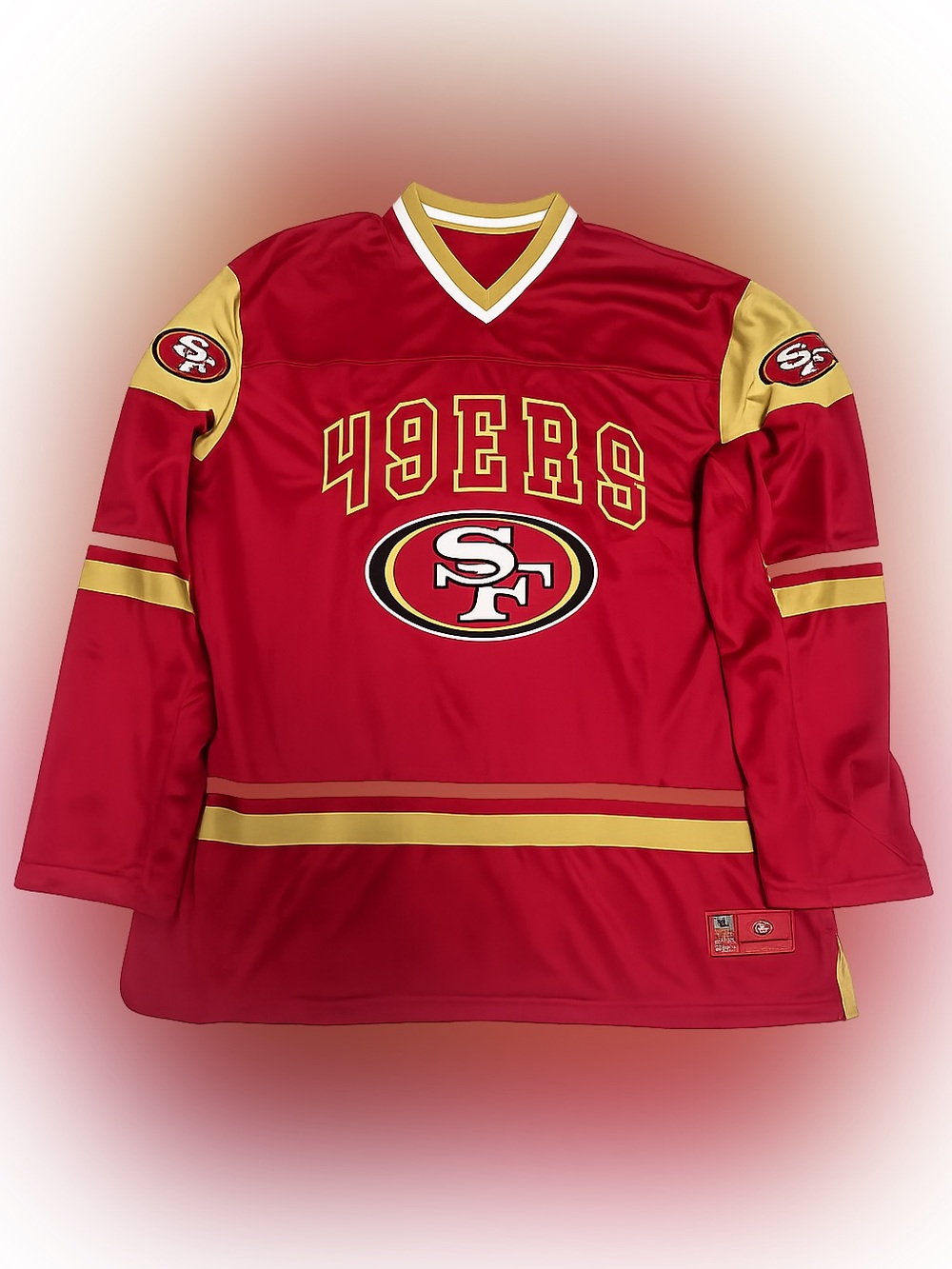 NFL San Francisco 49ers Red & Gold Team Jersey NWT Medium